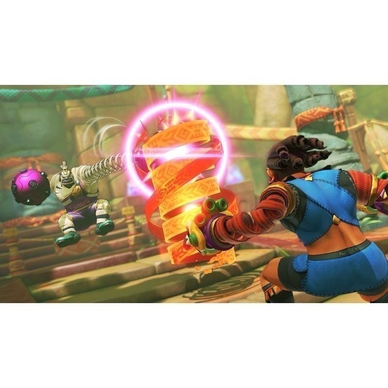 Switch 神臂鬥士 ARMS 中文版 可單機多人 NS 遊戲 體感 拳擊 格鬥 有氧 健身 對戰-細節圖6