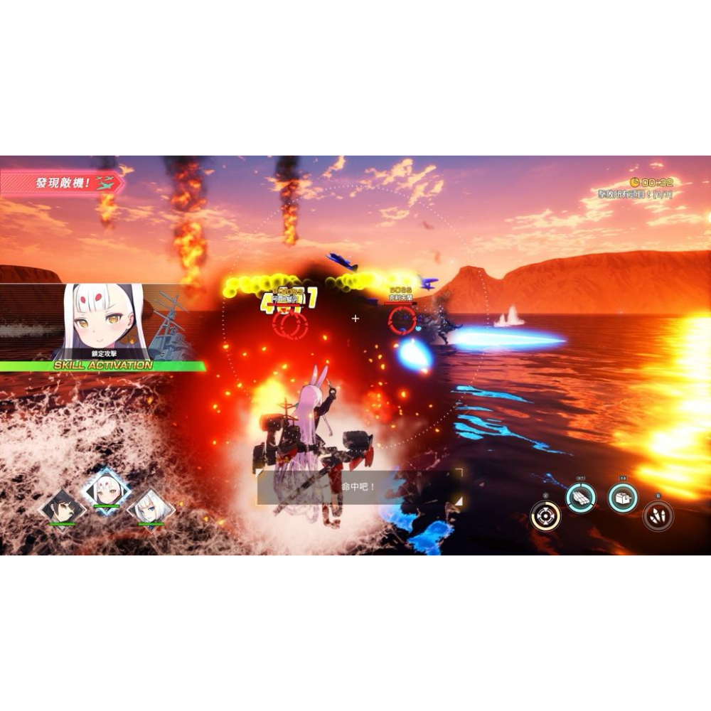 全新PS4 碧藍航線 中文版 豪華艦娘集結 PS5也可玩 爆乳 美少女 戰艦 海戰 射擊 Crosswave-細節圖3