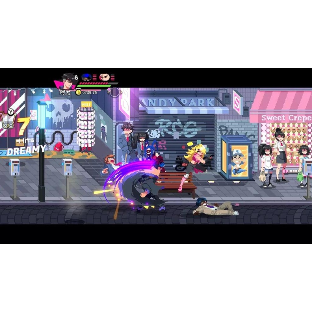 PS4 熱血硬派國夫君外傳 熱血少女2 中文版 可單機雙人合作 PS5 也可玩 River City Girls 2-細節圖4