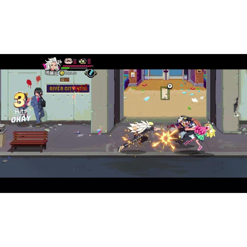 PS4 熱血硬派國夫君外傳 熱血少女2 中文版 可單機雙人合作 PS5 也可玩 River City Girls 2-細節圖5