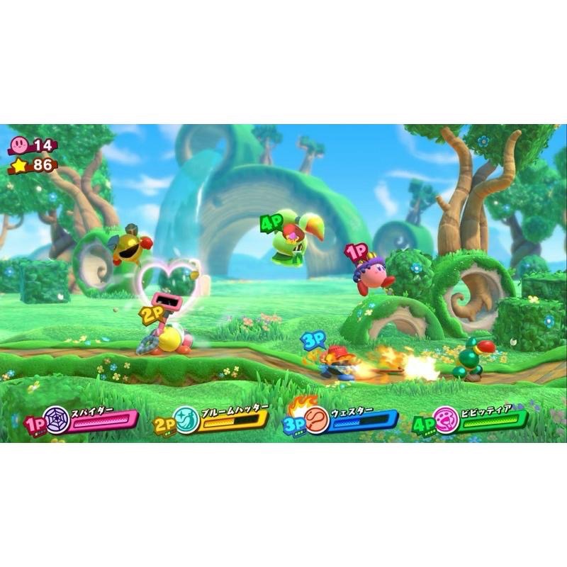 Switch 星之卡比 新星同盟 中文版 可單機多人 合作 星星同盟 NS 遊戲 Kirby Star 4人 同樂-細節圖2