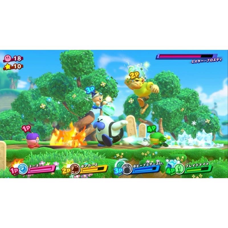 Switch 星之卡比 新星同盟 中文版 可單機多人 合作 星星同盟 NS 遊戲 Kirby Star 4人 同樂-細節圖3