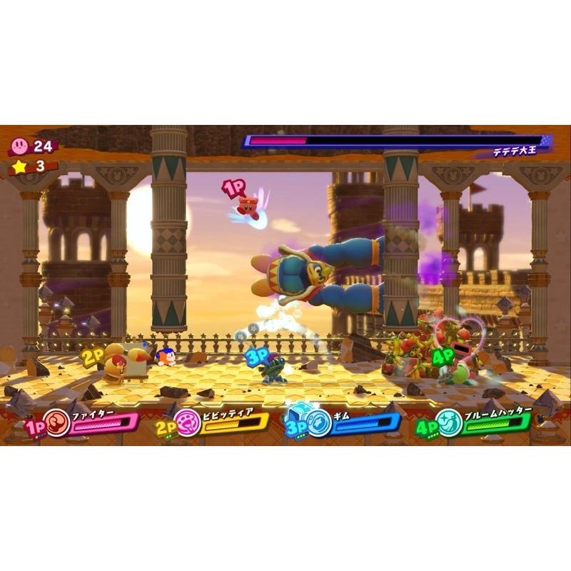 Switch 星之卡比 新星同盟 中文版 可單機多人 合作 星星同盟 NS 遊戲 Kirby Star 4人 同樂-細節圖4