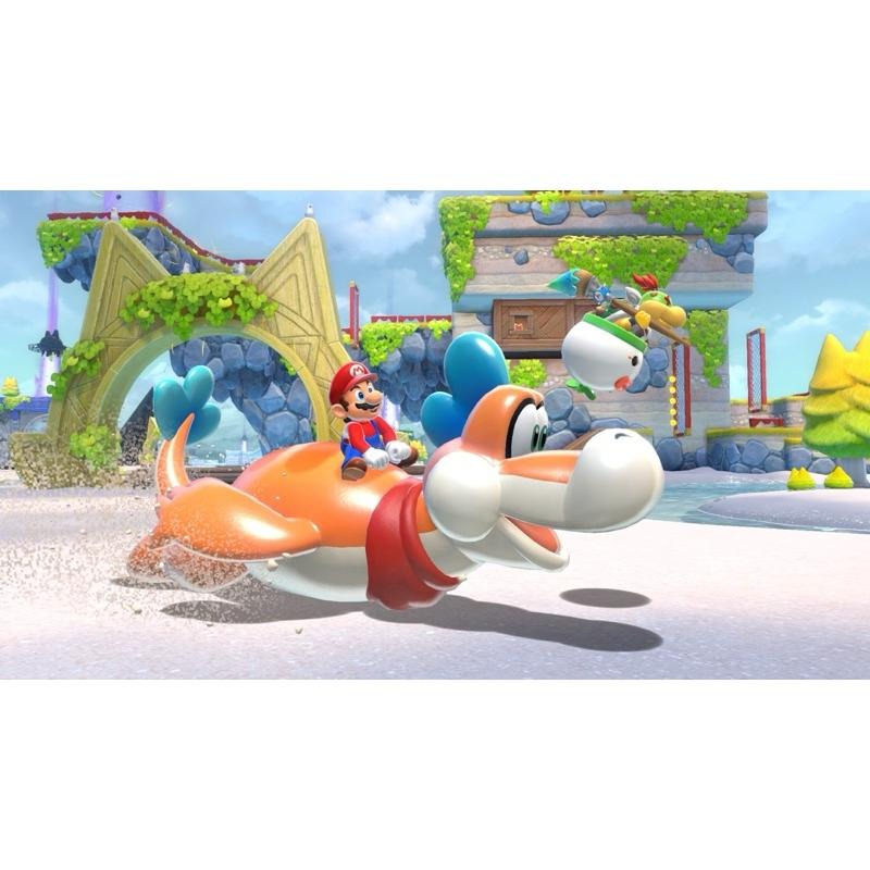 Switch 超級瑪利歐 3D世界 + 狂怒世界 中文版 可單機多人合作 Mario World NS-細節圖4