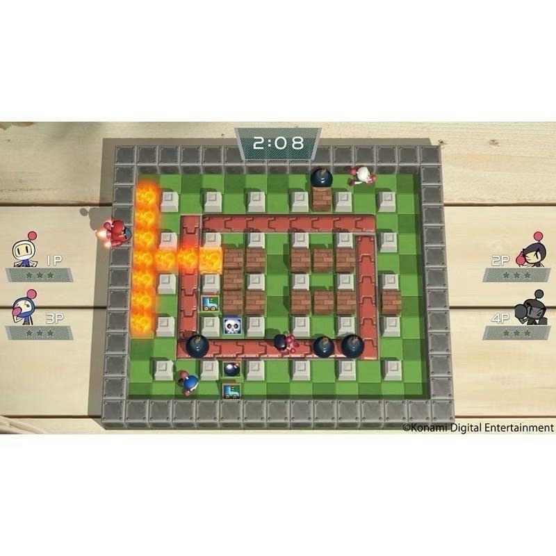 Switch 超級轟炸超人 R 中文版 可單機多人 炸彈超人 炸彈人 Super BomberMan NS-細節圖2