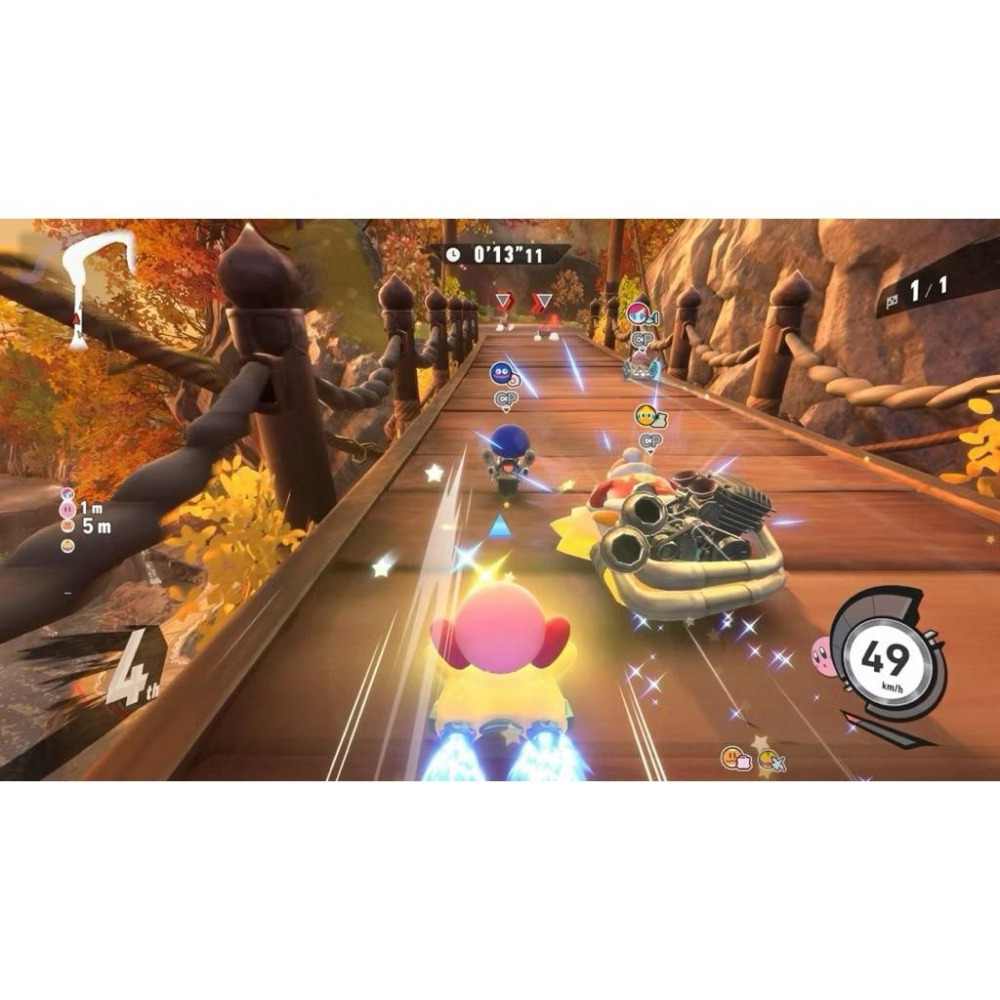 Switch 2 卡比的馭天飛行者 中文版 可單機多人 賽車 星之卡比 NS2-細節圖2