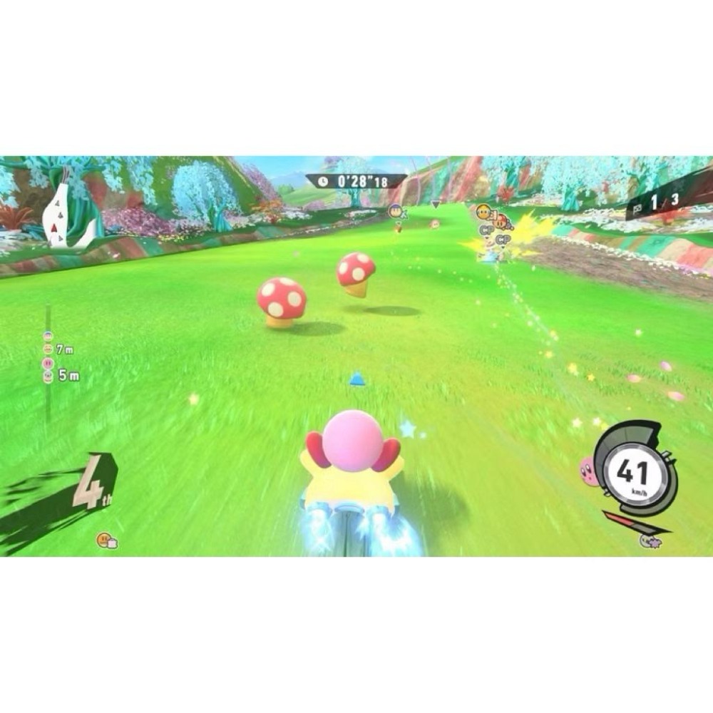 Switch 2 卡比的馭天飛行者 中文版 可單機多人 賽車 星之卡比 NS2-細節圖5