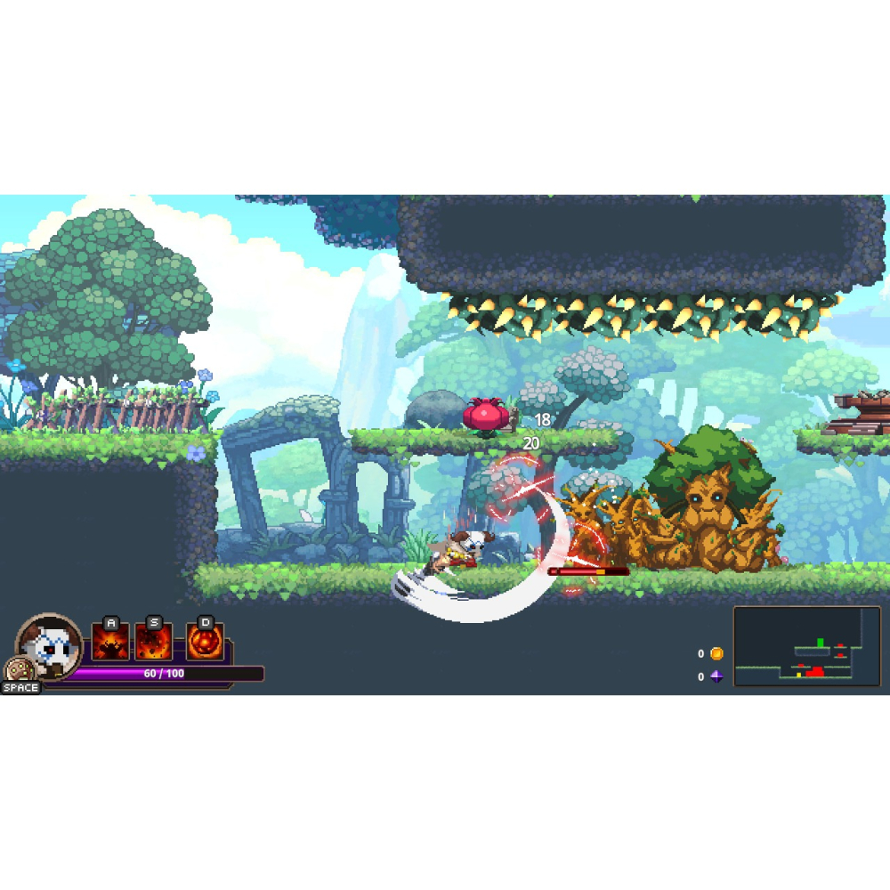 【全新】 PS4 孤骨 英雄殺手 中文版 PS5 也可玩 拯救魔王 Skul The Hero Slayer-細節圖3