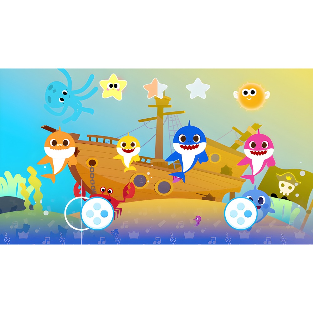 【全新】 PS5 鯊魚寶寶 唱遊派對 中文版 Baby Shark 可單機多人 同樂-細節圖2