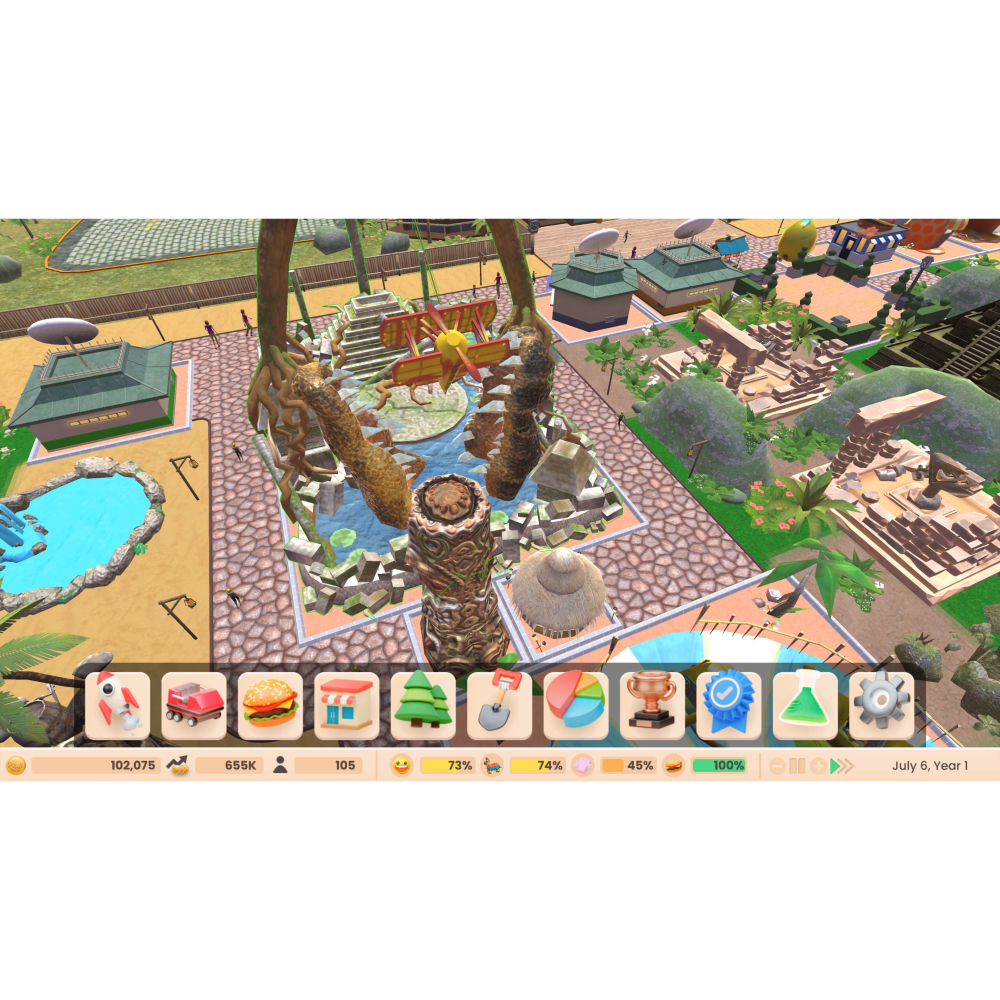 Switch 模擬樂園 冒險 英文版 經營遊樂設施 RollerCoaster Tycoon adventures NS-細節圖5
