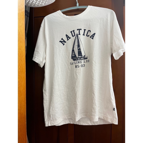 經典Nautica短袖白色T shirt