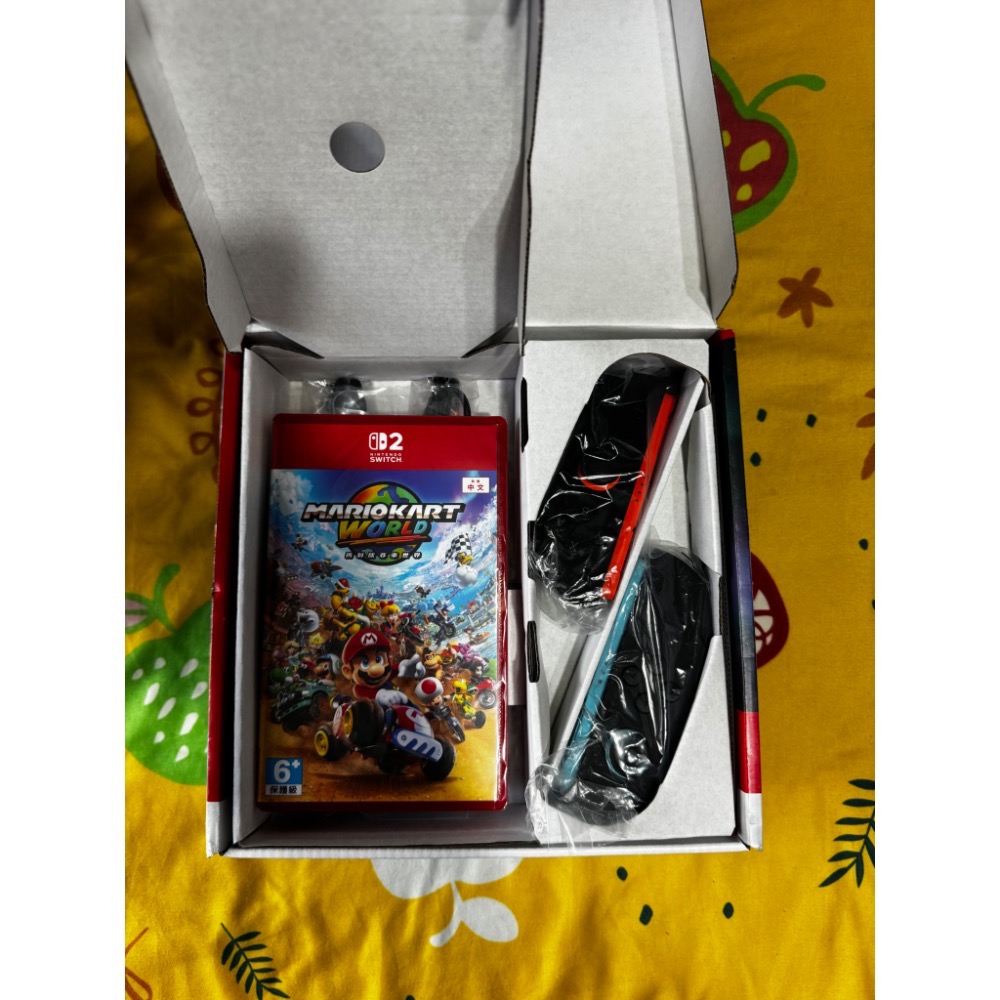 🎮【小暘NS電玩】可用折價券 Nintendo Switch 2 NS2 任天堂-瑪利歐賽車世界同捆主機（二手）-細節圖3