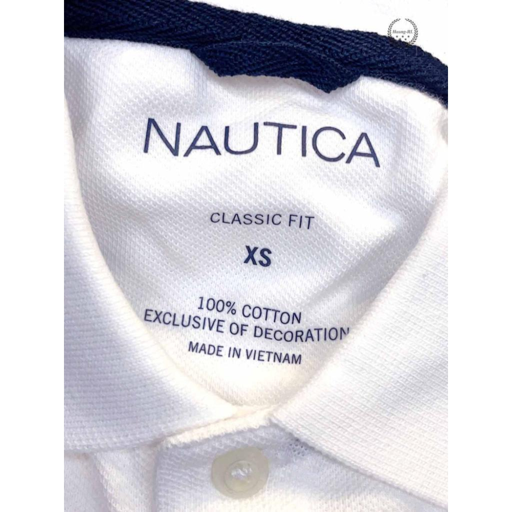 開立發票💯保證正品💯Nautica POLO衫 經典 刺繡Logo 成人版 深藍 黑色 白色 Huang-RL 123-細節圖2