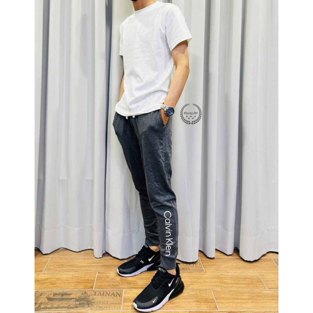 開發票💯保證正品💯CK Calvin Klein 長褲 棉褲 兩件組 成人版 黑色 灰色 縮口褲 #外RL-細節圖4