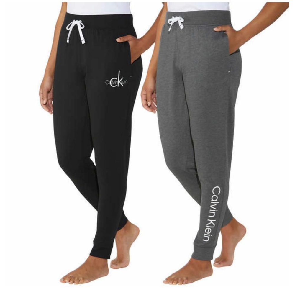 開發票💯保證正品💯CK Calvin Klein 長褲 棉褲 兩件組 成人版 黑色 灰色 縮口褲 #外RL-細節圖5