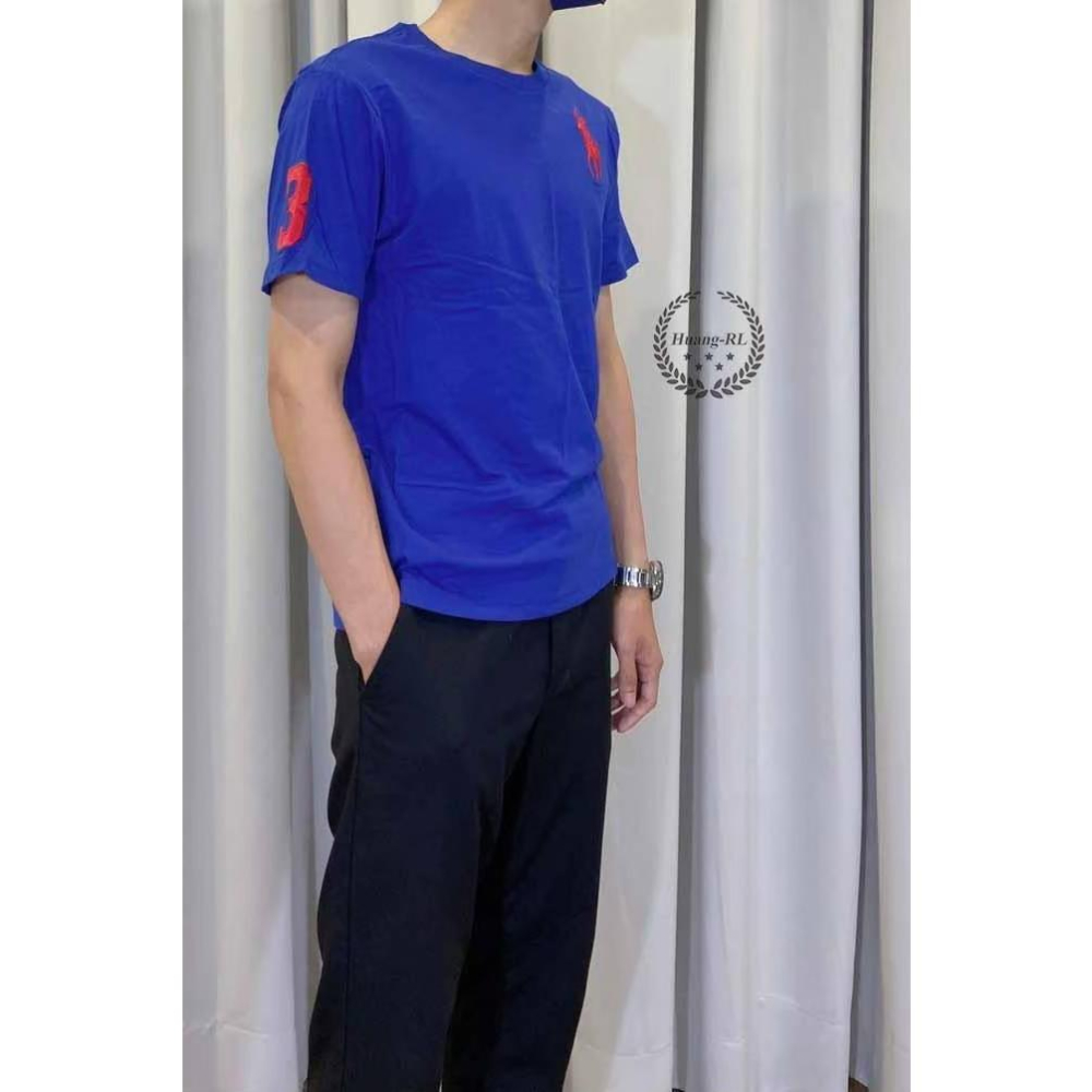 💯保證正品💯Ralph Lauren RL 青年版 大馬 短袖 POLO  素T 圓領 7【Huang-RL】-細節圖2