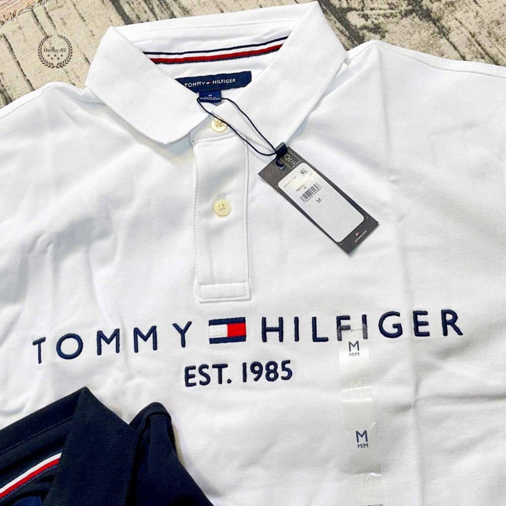 💯保證正品💯Tommy Hilfiger Polo衫 成人版 刺繡LOGO  黑色 45【Huang-RL】-細節圖2