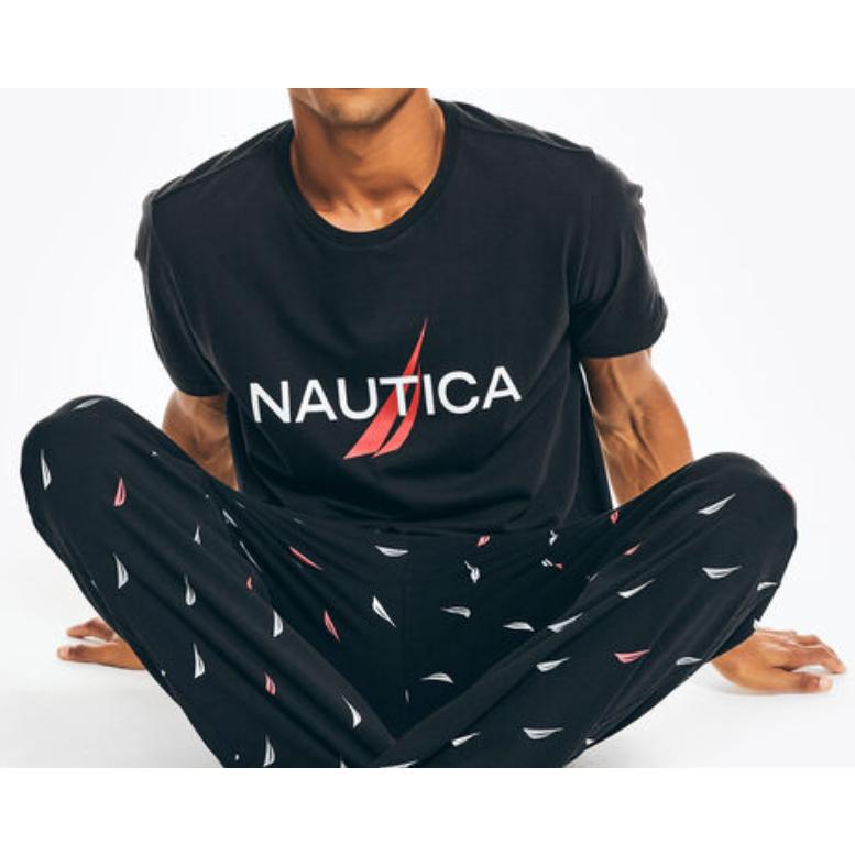 特價💯保證正品💯Nautica  成人版 經典Logo 白色 黑色 素t 短袖 短t【Huang-RL】126-細節圖3