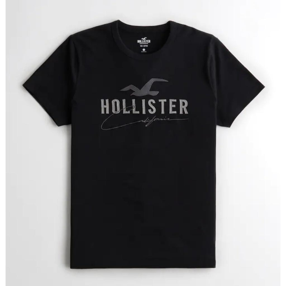 💯保證正品💯HCO Hollister 海鷗 大logo 圓領 成人版 短t 短袖 白色 133【Huang-RL】-細節圖2