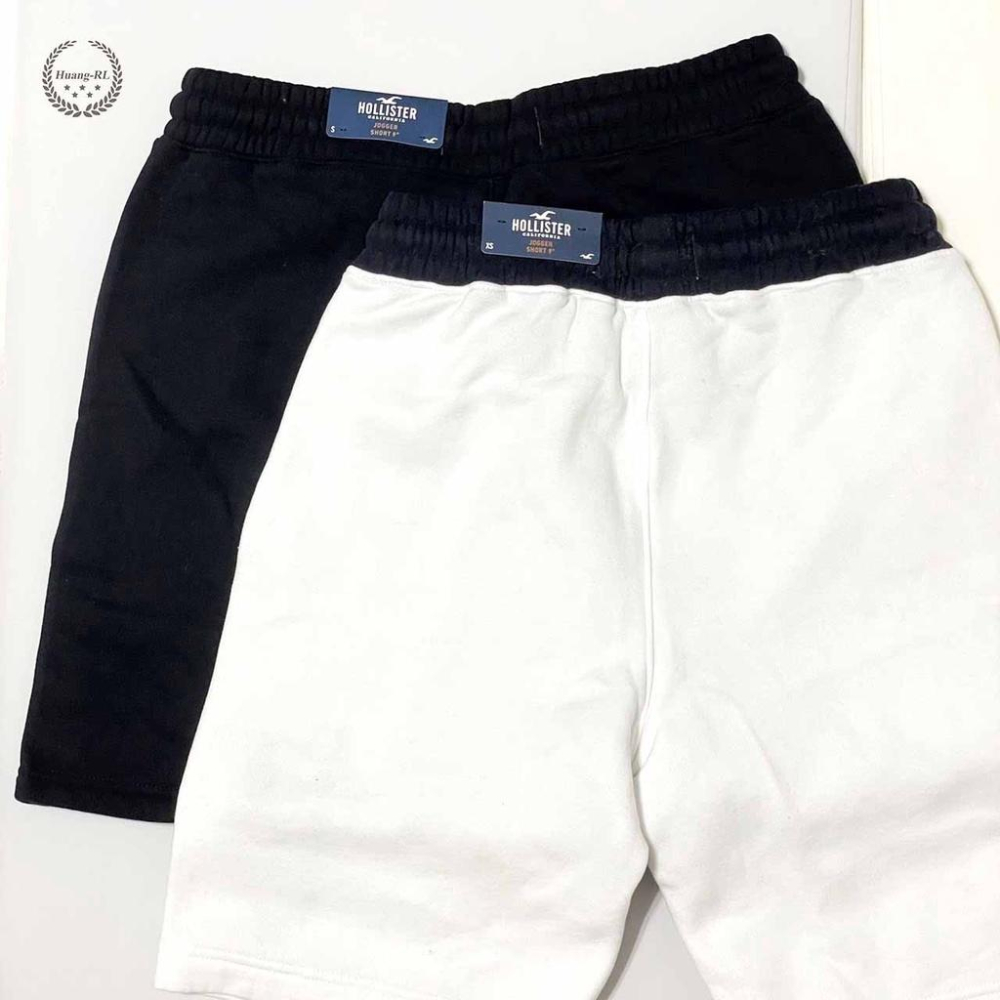 💯保證正品💯HCO Hollister 海鷗 棉褲 短褲 休閒褲 黑色 白色 成人版 <112>【Huang-RL】™-細節圖4