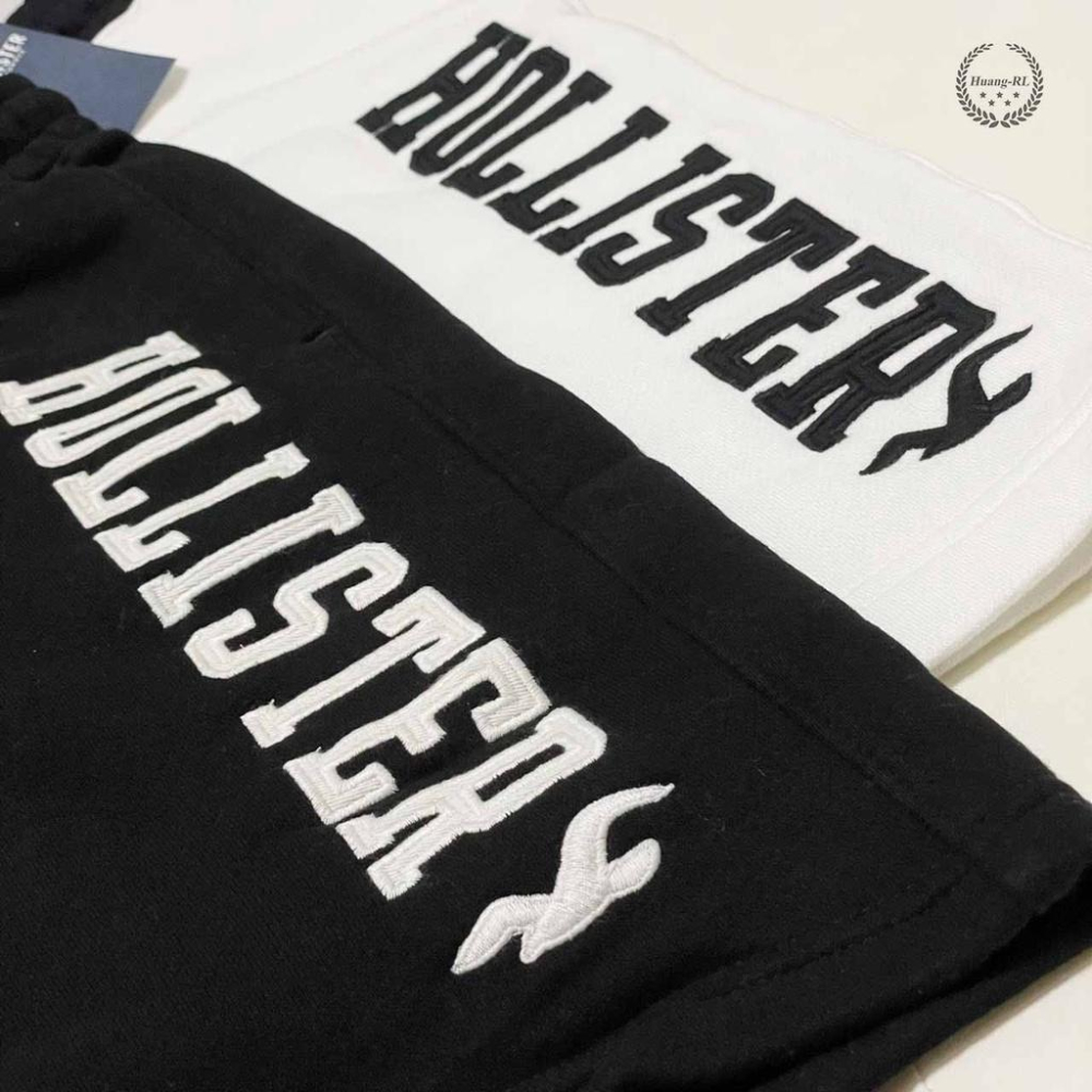 💯保證正品💯HCO Hollister 海鷗 棉褲 短褲 休閒褲 黑色 白色 成人版 <112>【Huang-RL】™-細節圖5