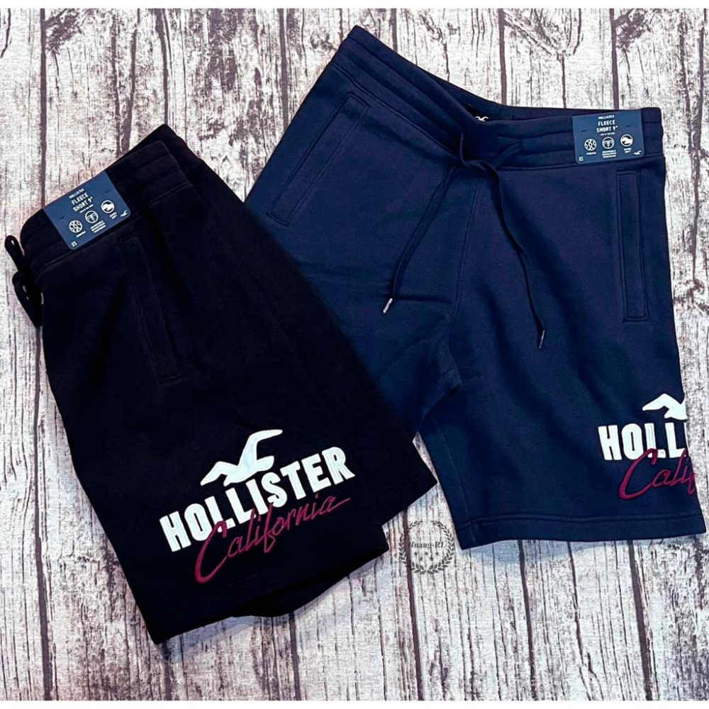 💯保證正品💯HCO Hollister 海鷗 短褲 棉褲 成人版 休閒褲 深藍 黑色 【Huang-RL】50-細節圖3