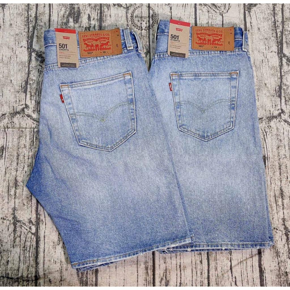 開發票💯保證正品💯Levi＇s 窄版 合身 501 Levis 511牛仔短褲 短褲 128【Huang-RL】-細節圖6