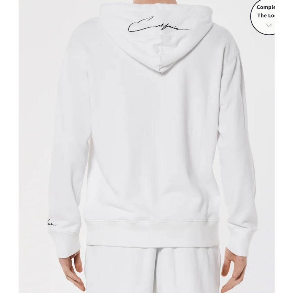 現貨💯保證正品💯HCO Hollister 海鷗 經典帽T (無刷毛) 成人版 白色 83【Huang-RL】™-細節圖5