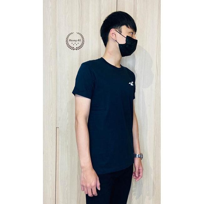 💯保證正品💯HCO Hollister 海鷗 圓領 成人版 大LOGO 素T 短T 白色 黑色33【Huang-RL】™-細節圖3