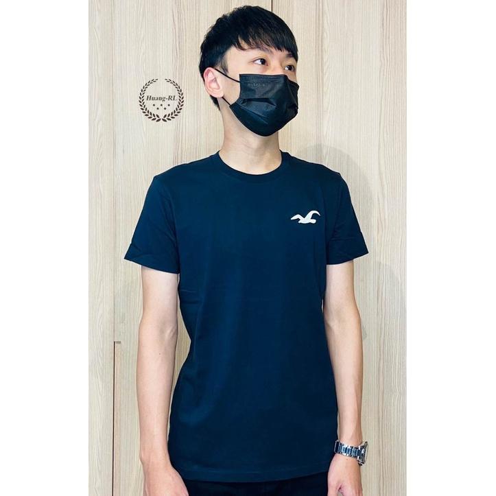 💯保證正品💯HCO Hollister 海鷗 圓領 成人版 大LOGO 素T 短T 白色 黑色33【Huang-RL】™-細節圖4