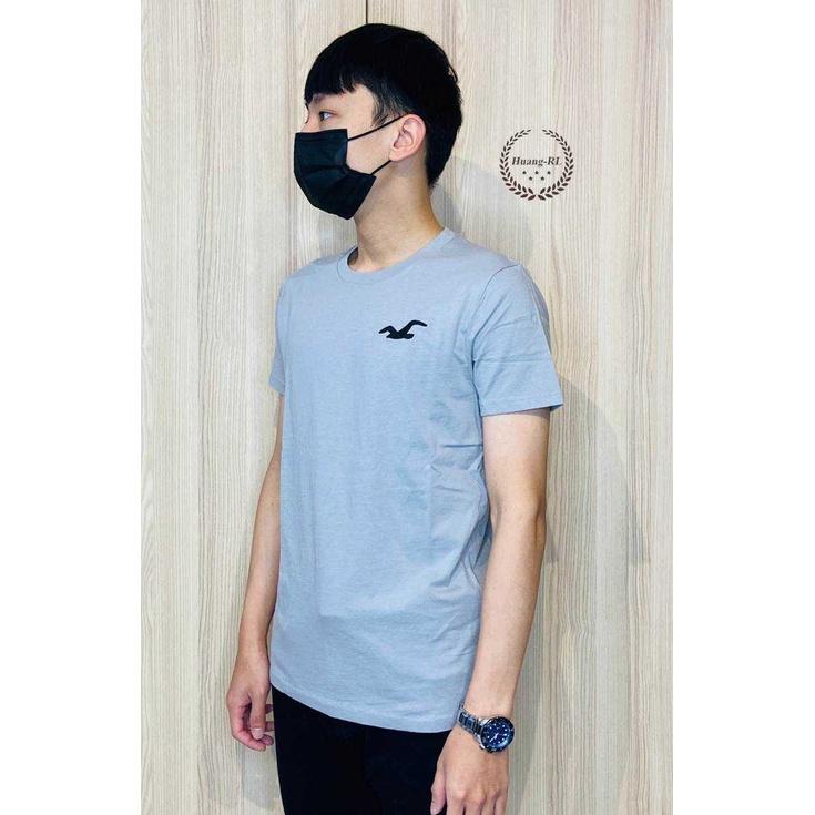 💯保證正品💯HCO Hollister 海鷗 圓領 成人版 大LOGO 素T 短T 白色 黑色33【Huang-RL】™-細節圖6