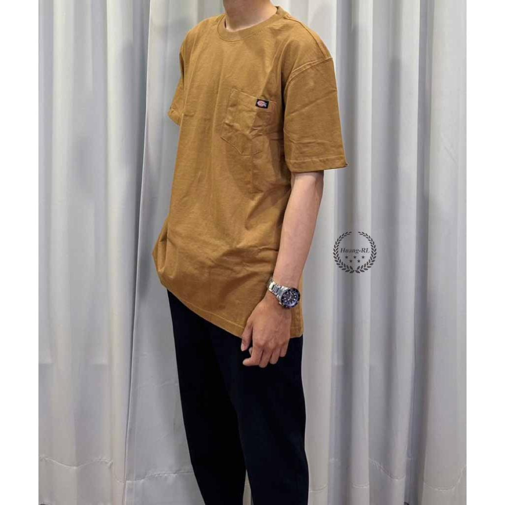 附發票💯保證正品💯Dickies WS450 重磅 工裝 口袋短Tee 美版偏大 短袖 48 Huang-RL-細節圖2
