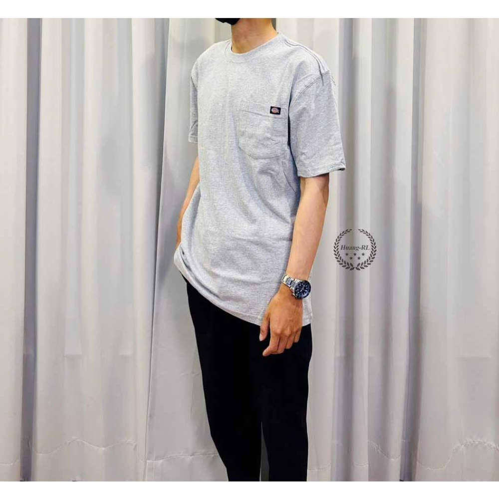 附發票💯保證正品💯Dickies WS450 重磅 工裝 口袋短Tee 美版偏大 短袖 48 Huang-RL-細節圖3