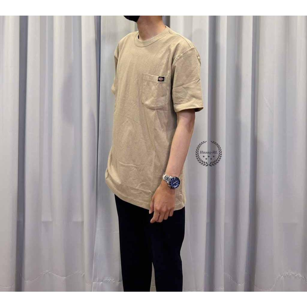 附發票💯保證正品💯Dickies WS450 重磅 工裝 口袋短Tee 美版偏大 短袖 48 Huang-RL-細節圖4