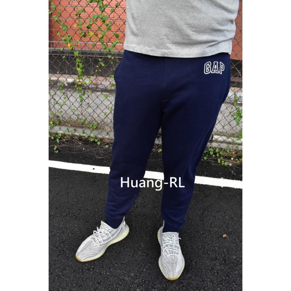 💯保證正品💯GAP 棉長褲 刺繡LOGO (內刷毛) 束口 長褲 成人版 26【Huang-RL】™-細節圖5