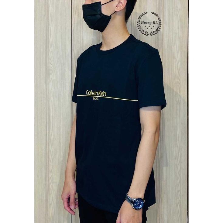 💯保證正品💯CK Calvin Klein 成人版  黑色 經典 非刺繡Logo 短袖 【Huang-RL】19-細節圖2