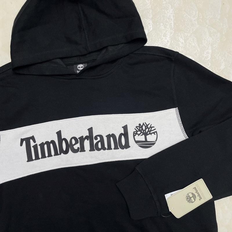 💯保證正品💯Timberland 連帽長袖 帽T 踢不爛 青年版 大LOGO 黑色 【Huang-RL】1-細節圖5