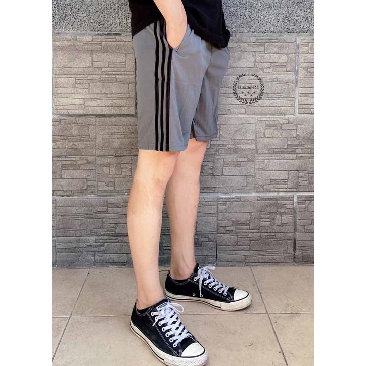 6💯保證正品💯Huang-RL  adidas 短褲 籃球短褲  排汗 三線 2件組 愛迪達 黑色 青年版-細節圖7