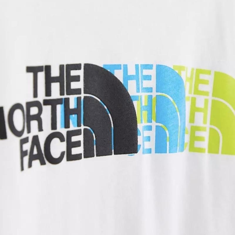 💯保證正品💯The North Face  北臉 短Ｔ素Ｔ 深藍色 白色 成人版 Huang-RL 93-細節圖5