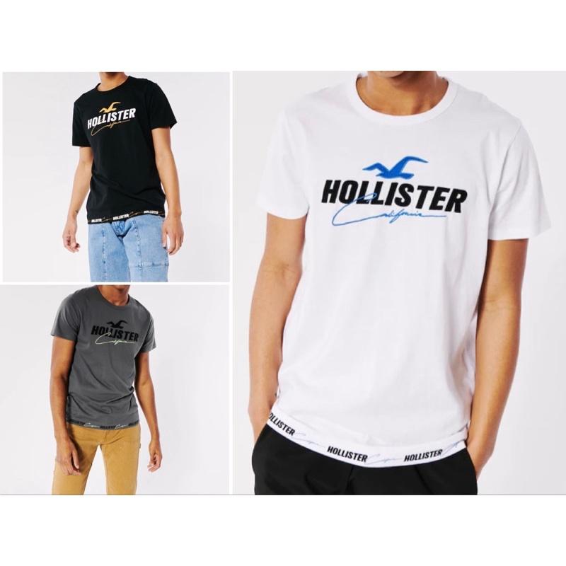 💯保證正品💯HCO Hollister 海鷗 大logo 圓領 成人版 短t 短袖 深藍 31【Huang-RL】™-細節圖2