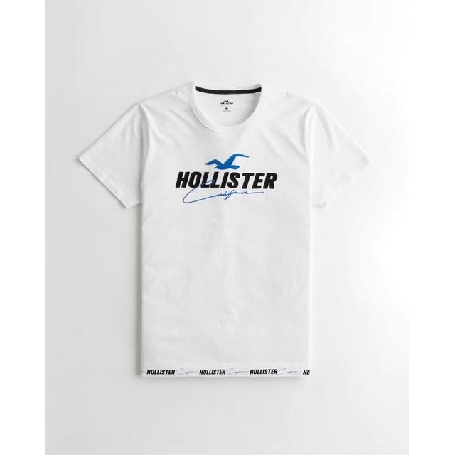 💯保證正品💯HCO Hollister 海鷗 大logo 圓領 成人版 短t 短袖 深藍 31【Huang-RL】™-細節圖4