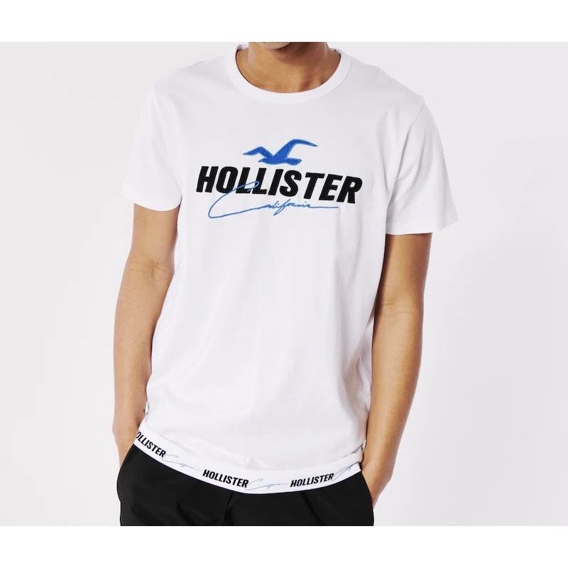 💯保證正品💯HCO Hollister 海鷗 大logo 圓領 成人版 短t 短袖 深藍 31【Huang-RL】™-細節圖5