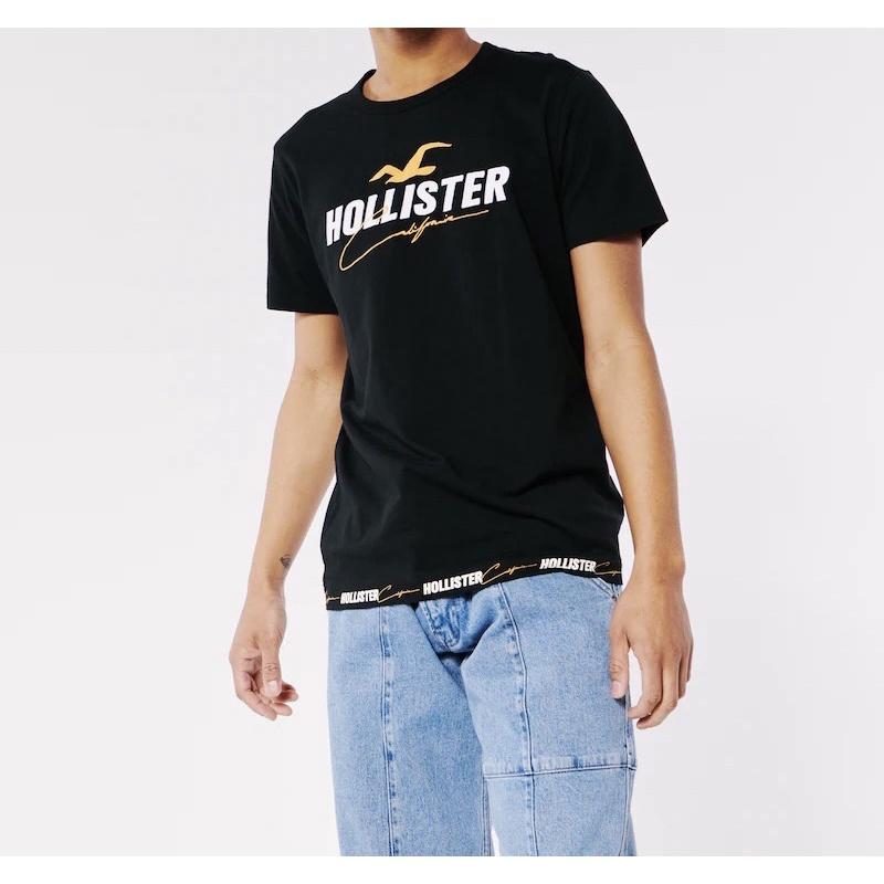 💯保證正品💯HCO Hollister 海鷗 大logo 圓領 成人版 短t 短袖 深藍 31【Huang-RL】™-細節圖6