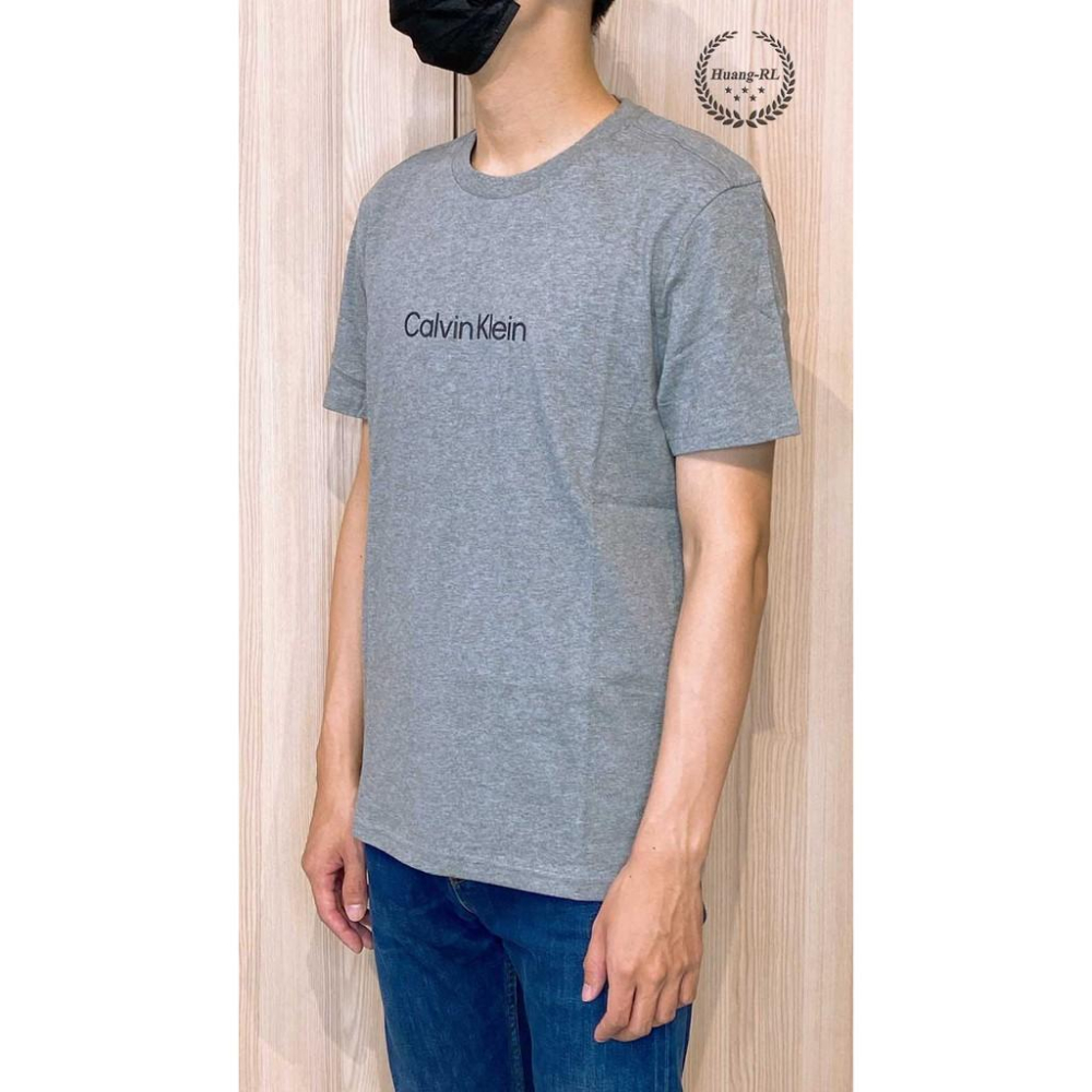 💯保證正品💯Huang-RL 成人版 CK Calvin Klein 彩色  黑色 灰色  經典 大Logo 短袖 19-細節圖2