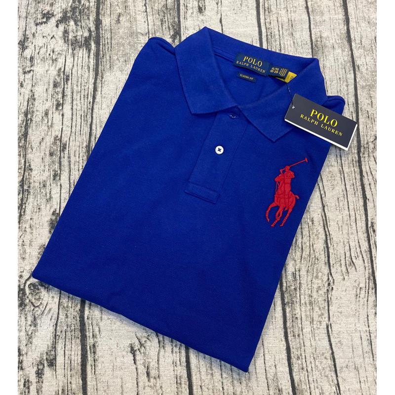 💯保證正品💯Ralph Lauren RL POLO衫 青年版 短袖 大馬 深藍 9【Huang-RL】™-細節圖8