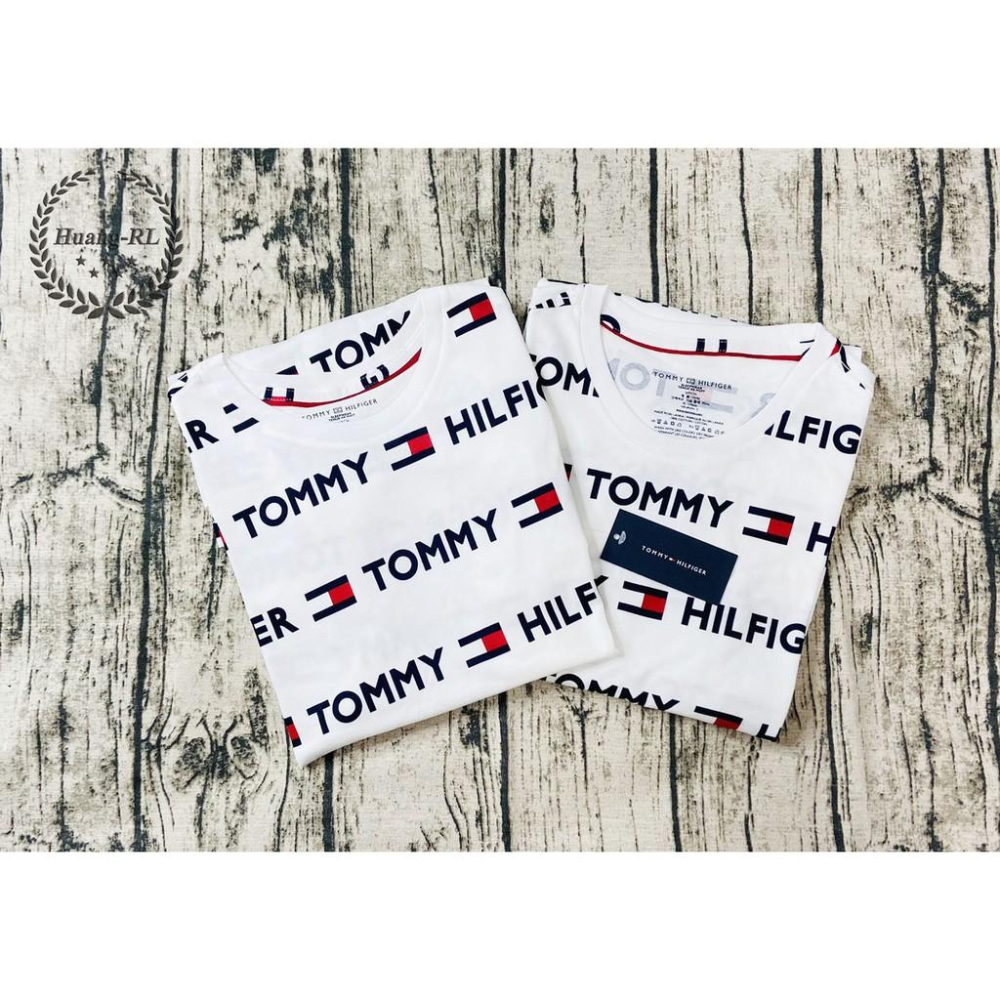 💯保證正品💯Tommy Hilfiger 短袖 T恤 短T 滿版 大Logo 成人版 69【Huang-RL】™-細節圖5