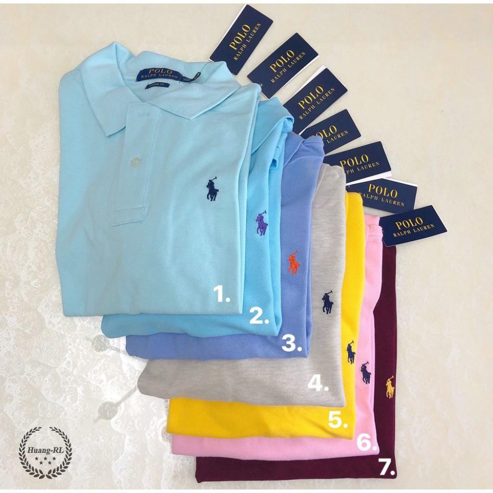 💯保證正品💯Ralph Lauren RL 經典POLO衫 青年版 大馬 短袖 小馬 91【Huang-RL】™-細節圖4