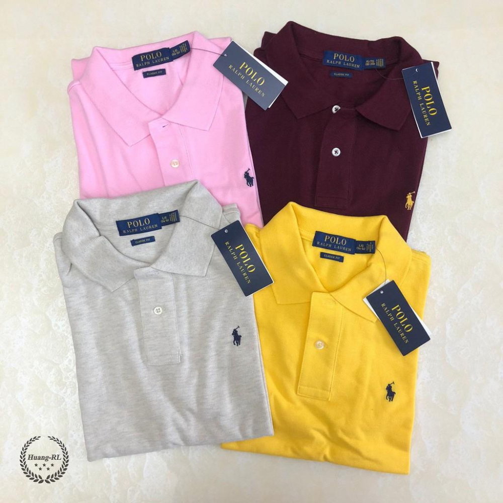 💯保證正品💯Ralph Lauren RL 經典POLO衫 青年版 大馬 短袖 小馬 91【Huang-RL】™-細節圖6