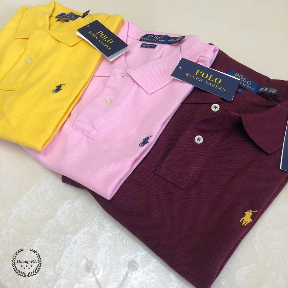 💯保證正品💯Ralph Lauren RL 經典POLO衫 青年版 大馬 短袖 小馬 91【Huang-RL】™-細節圖7