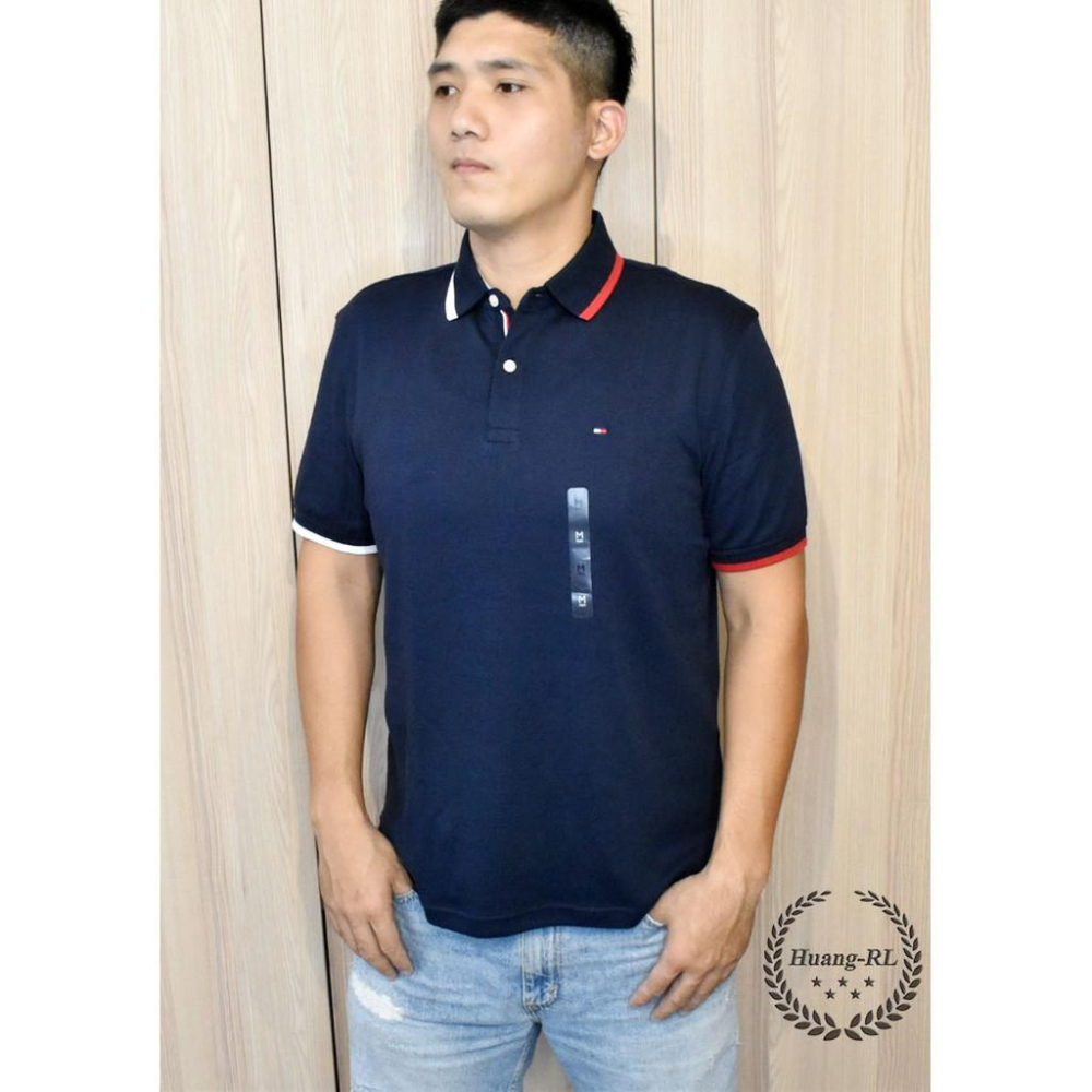 💯保證正品💯Tommy Hilfiger Polo衫成人版 滾邊 小Logo 湯米 素面 81-2【Huang-RL】™-細節圖2